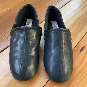 Kids Black Leather Shoes, 39